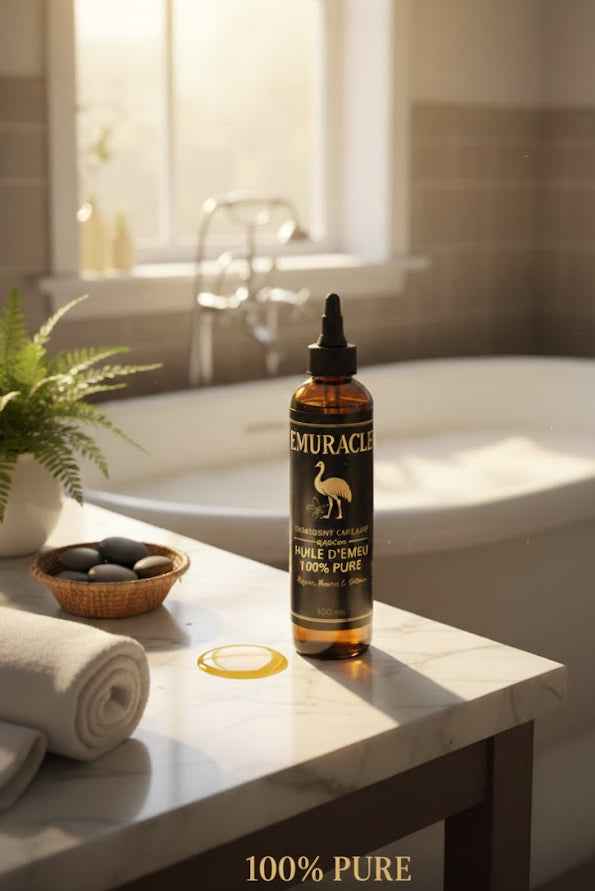 Révélez la Beauté Naturelle de Vos Cheveux 3 Huiles Légendaires. 1 Transformation Miraculeuse. - Emuracle