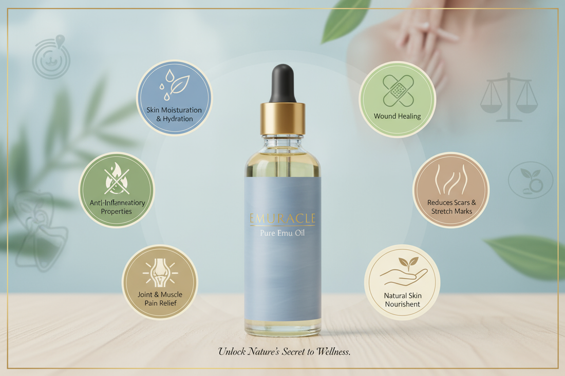 Guide Complet de l'Huile d'Émeu : Propriétés, Utilisations et Bienfaits Scientifiques