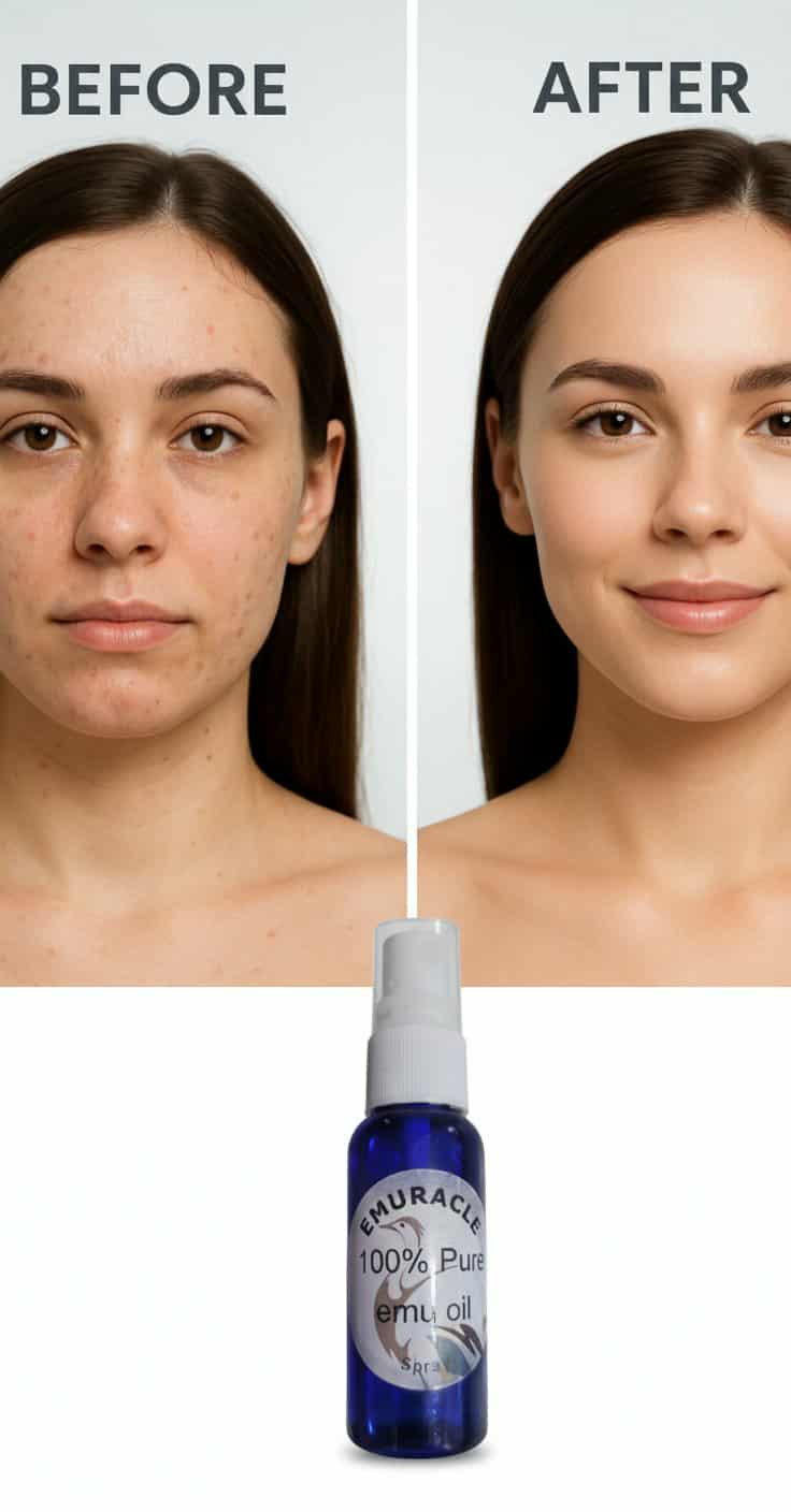 100% pure Emuracle huile d'émeu vaporisateur 30ml