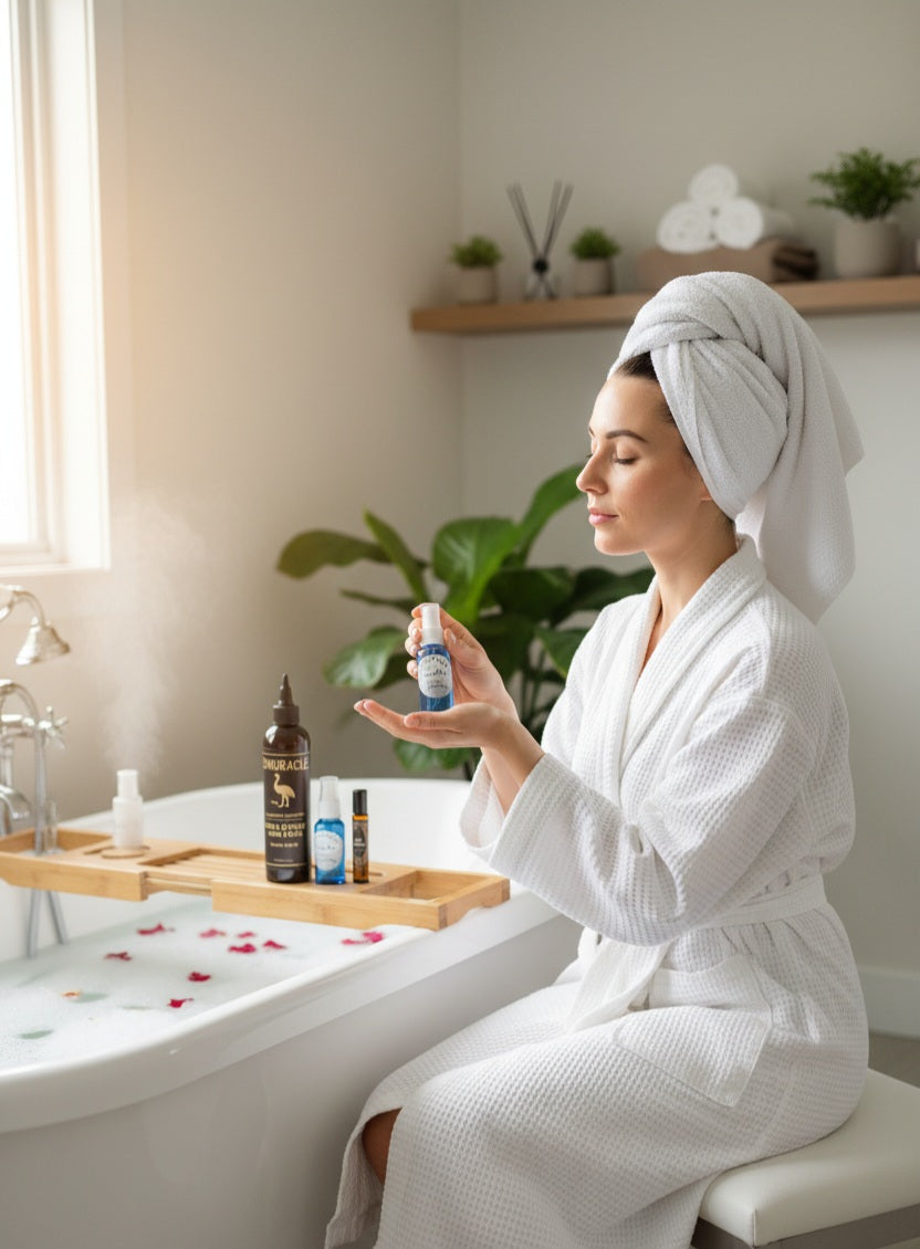 EMURACLE | Le Trio d'Or Ultime : Coffret Cadeau Bien-Être & Beauté - Huile d'Émeu 100% Pure Grade AAA - Emuracle